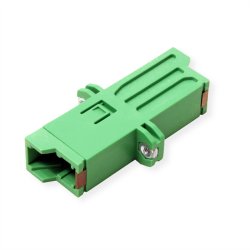 ROLINE Fibre Optic Adapter, LSH, Flange, green