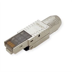 ROLINE Field Plug Cat.6A (Class EA), STP, silver