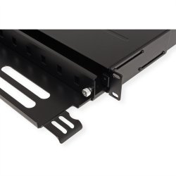 ROLINE FO Panel 19" unloaded, 12x Ports SC(Simplex)/LC(Duplex), black