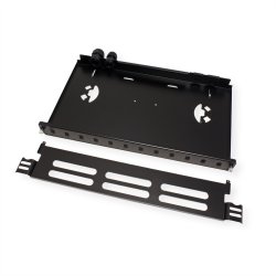 ROLINE FO Panel 19" unloaded, 12x Ports SC(Simplex)/LC(Duplex), black
