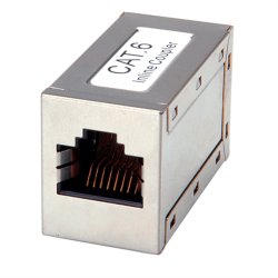 ROLINE RJ-45 Modular Coupler, Cat.6 (Class E), STP, silver