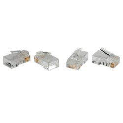 ROLINE Cat.6 (Class E) Modular Plug, UTP, for Stranded Wire, 10 pcs.