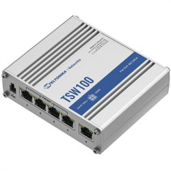 TELTONIKA TSW100 Industrial Switch Unmanaged PoE+ Gigabit