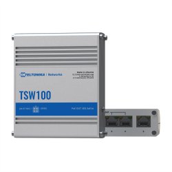 TELTONIKA TSW100 Industrial Switch Unmanaged PoE+ Gigabit