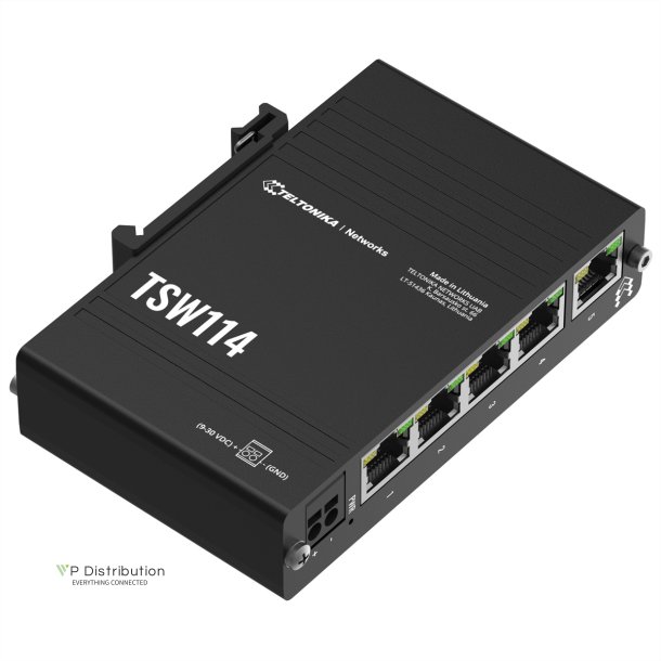 TELTONIKA TSW114 Gigabit DIN RAIL Switch