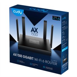 CUDY WR1500 AX1500 Wi-Fi 6 Router Gigabit