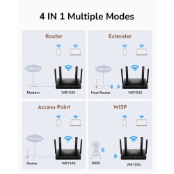 CUDY WR1500 AX1500 Wi-Fi 6 Router Gigabit