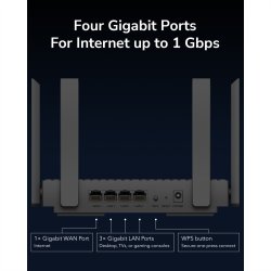 CUDY WR3000 AX3000 Wi-Fi 6 Mesh Router Gigabit