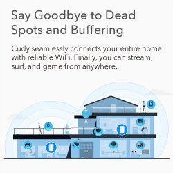 CUDY M1200 AC1200 Wi-Fi Mesh Solution 1er-Pack