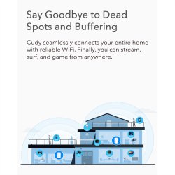 CUDY M1300 AC1200 Wi-Fi Mesh Solution 2er-Pack Gigabit