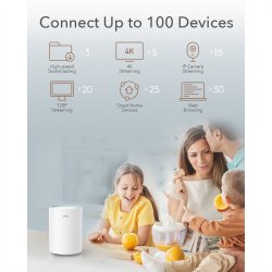 CUDY M1300 AC1200 Wi-Fi Mesh Solution 2er-Pack Gigabit