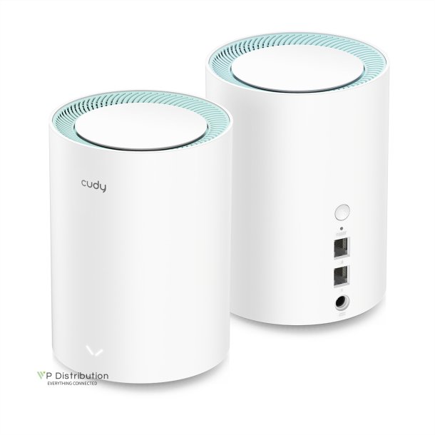 CUDY M1300 AC1200 Wi-Fi Mesh Solution 2er-Pack Gigabit