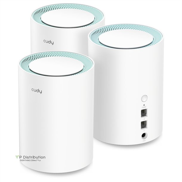 CUDY M1300 AC1200 Wi-Fi Mesh Solution 3er-Pack Gigabit
