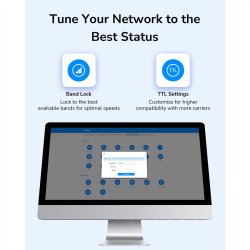 CUDY LT400 N300 Wi-Fi 4G LTE Router Cat4