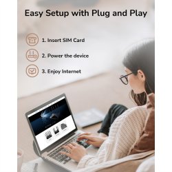 CUDY LT400 N300 Wi-Fi 4G LTE Router Cat4