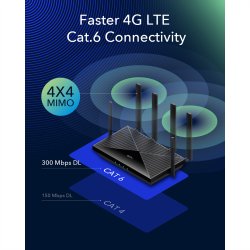 CUDY LT700 AC1200 Wi-Fi 4G Router LTE-Cat6 Gigabit