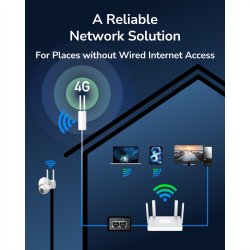 CUDY LT400 Outdoor 4G Wi-Fi Router LTE Cat 4 N300