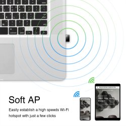 CUDY WU650 AC650 Wi-Fi Mini USB Adapter