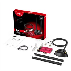 CUDY WE4000 AX5400 Wi-Fi 6E PCI Express Adapter