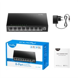 CUDY FS108 8-Port 10/100 Desktop Switch