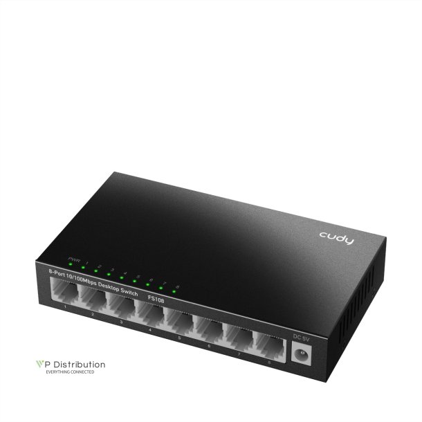 CUDY FS108 8-Port 10/100 Desktop Switch