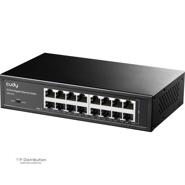CUDY GS1016 16-Port Gigabit Metall Switch