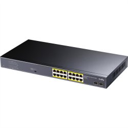 CUDY GS1020PS2 16-Port Gigabit PoE+ Switch 2 Gigabit SFP Ports 200W