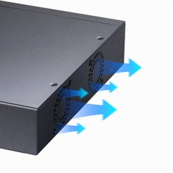 CUDY GS1028PS2 24-Port Gigabit PoE+ Switch 2 SFP Ports 300W