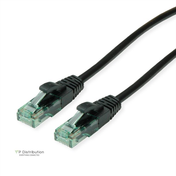 ROLINE RM UTP PatchCord Cat6A/Cl.EA, black, 0.5m