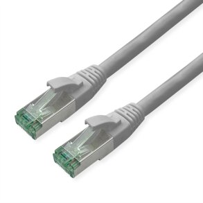 ROLINE RM S/FTP PatchCord Cat6A/Cl.EA, TPE, grey, 0.3m