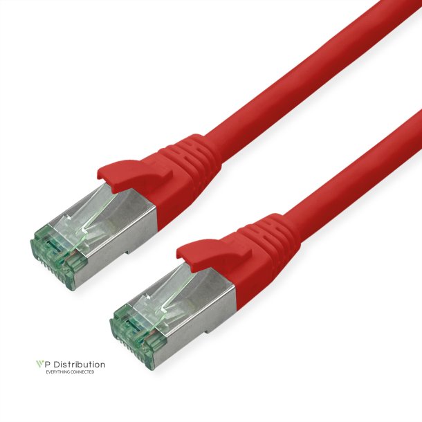 ROLINE RM S/FTP PatchCord Cat6A/Cl.EA, TPE, red, 0.5m