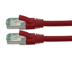 ROLINE RM S/FTP PatchCord Cat6A/Cl.EA, TPE, red, 0.5m