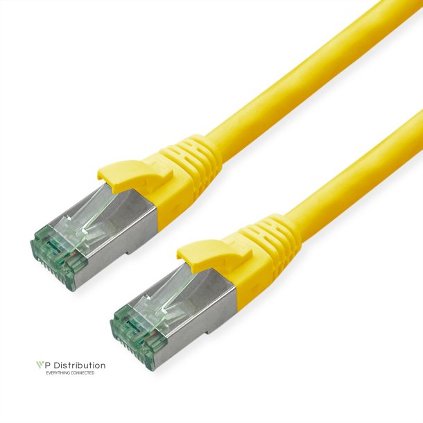 ROLINE RM S/FTP PatchCord Cat6A/Cl.EA, TPE, yellow,0.5m