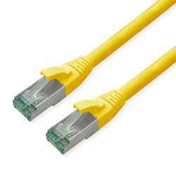 ROLINE RM S/FTP PatchCord Cat6A/Cl.EA, TPE, yellow, 3m