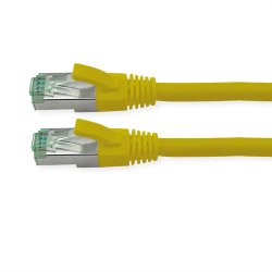 ROLINE RM S/FTP PatchCord Cat6A/Cl.EA, TPE, yellow, 5m