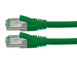 ROLINE RM S/FTP PatchCord Cat6A/Cl.EA, TPE, green, 1m
