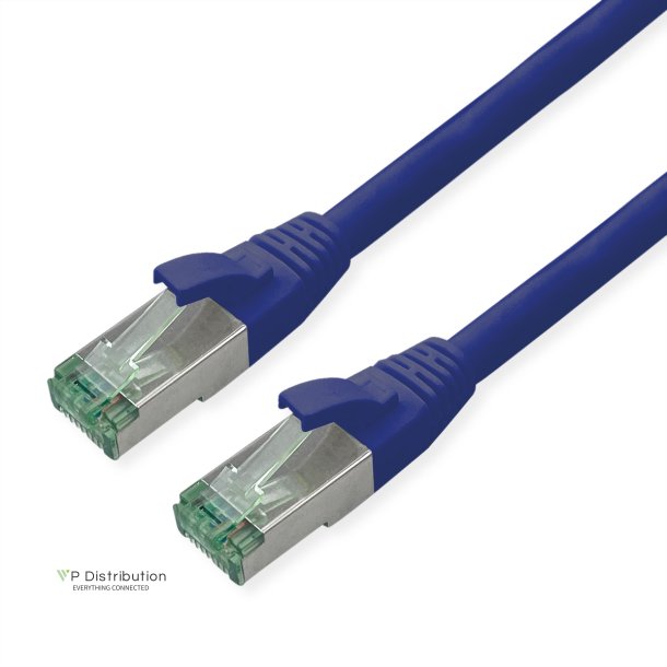 ROLINE RM S/FTP PatchCord Cat6A/Cl.EA, TPE, blue, 0.5m