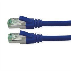 ROLINE RM S/FTP PatchCord Cat6A/Cl.EA, TPE, blue, 7m