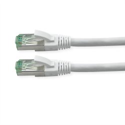 ROLINE RM S/FTP PatchCord Cat6A/Cl.EA, TPE, white, 7m