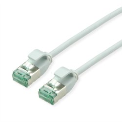 ROLINE RM U/FTP, SLIM PatchCord Cat6A/Cl.EA, grey, 1.5m