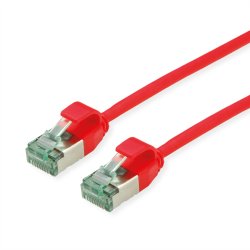 ROLINE RM U/FTP, SLIM PatchCord Cat6A/Cl.EA, red, 2m