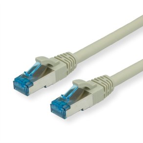 VALUE S/FTP(PiMF) PatchCord Cat6A/Cl.EA grey, 0.15m