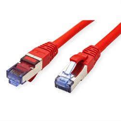 VALUE S/FTP(PiMF) PatchCord Cat6A/Cl.EA red, 0.15m