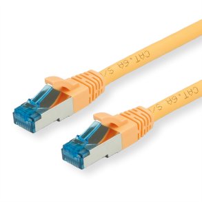 VALUE S/FTP(PiMF) PatchCord Cat6A/Cl.EA yellow, 0.15m