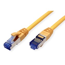 VALUE S/FTP(PiMF) PatchCord Cat6A/Cl.EA yellow, 0.15m