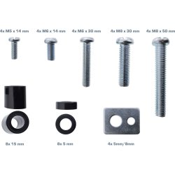 InLine&reg; Screw set 40 pieces for TV wall mount
