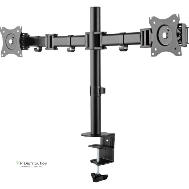 InLine&reg; Desktop Bracket for 2x TFT/LCD/LED up to 68cm 27" max. 2x 8kg