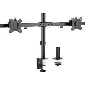InLine® Desk Bracket for 2x TV / LED / TFT Display up to 81cm 32