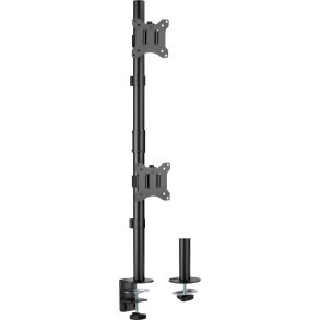 InLine® Desk Bracket for 2x TV/LED/TFT Display up to 81cm 32