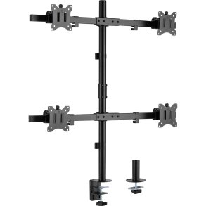 InLine® Desk Bracket for 4x TV / LED / TFT Display up to 81cm 32